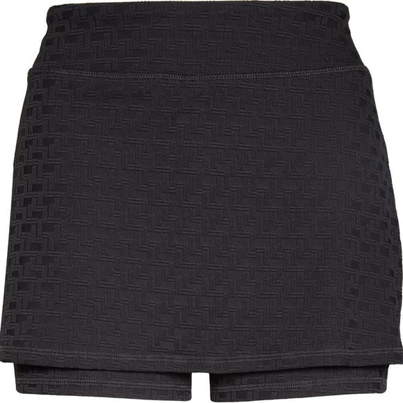 Zella Black Jacquard Textured Skort Size S Golf Tennis Yoga Athletic Breathable - Picture 4 of 11